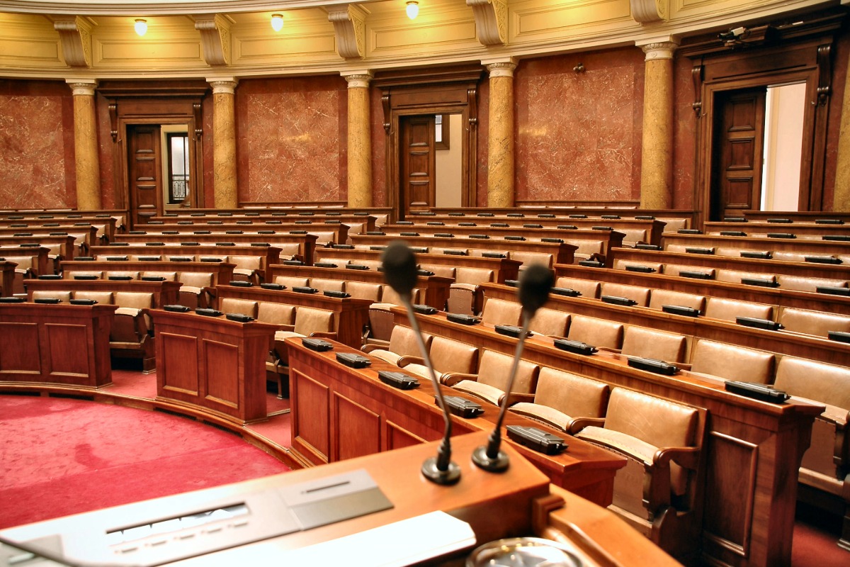 House or Senate chamber overview